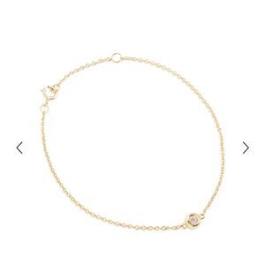 NWT gold plated Marrin Costello soleil topaz bracelet with velvet pouch